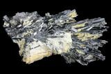 Metallic Stibnite Crystal Cluster - China #97816-2